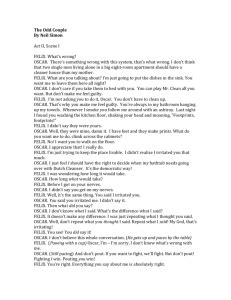 the female odd couple script.